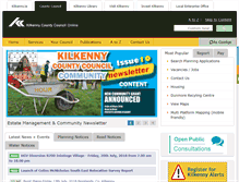 Tablet Screenshot of kilkennycoco.ie